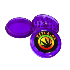 Amoladoras de plstico con logotipo de Zetla 3 partes (55 mm) por 1 pieza