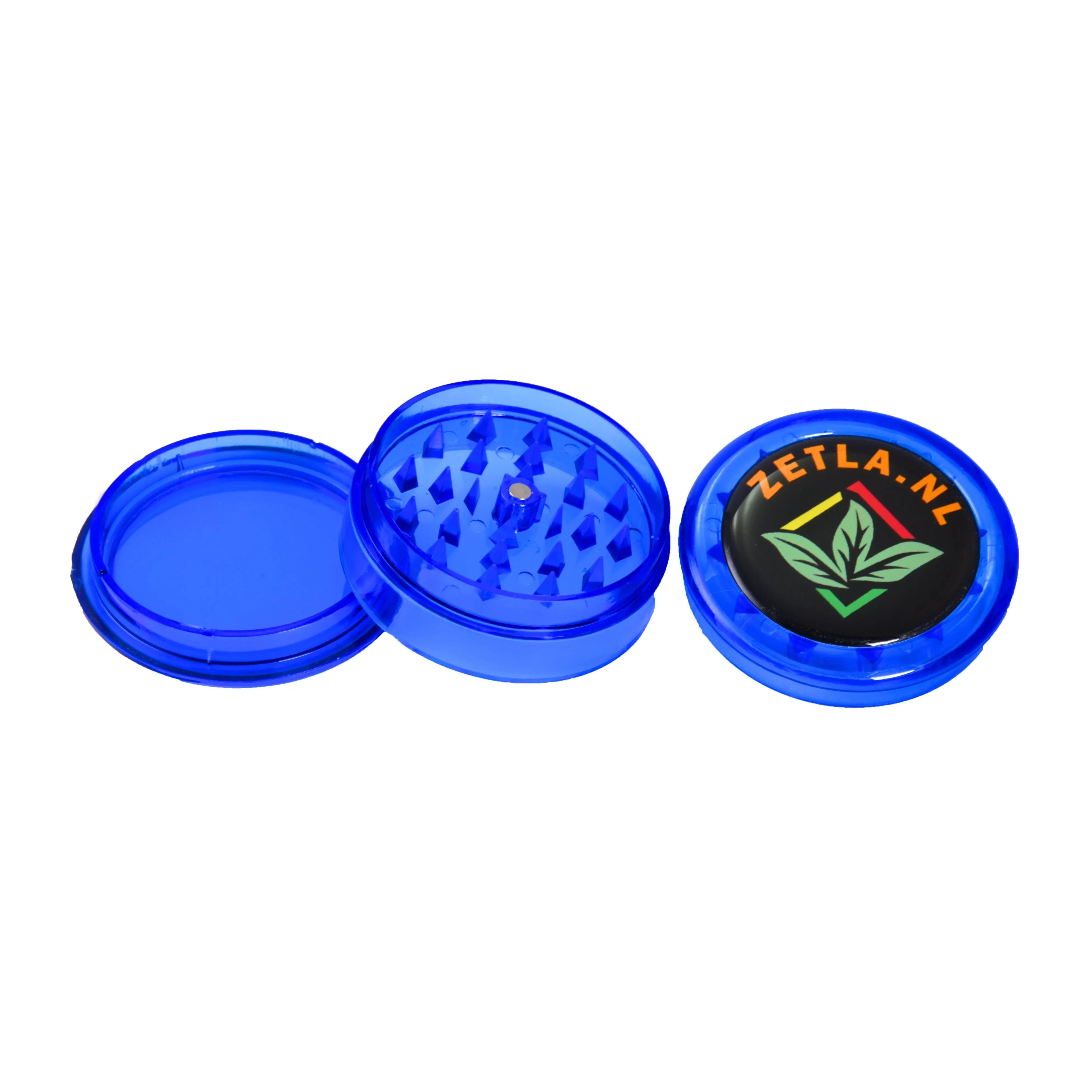 Amoladoras de plstico con logotipo de Zetla 3 partes (55 mm) por 1 pieza