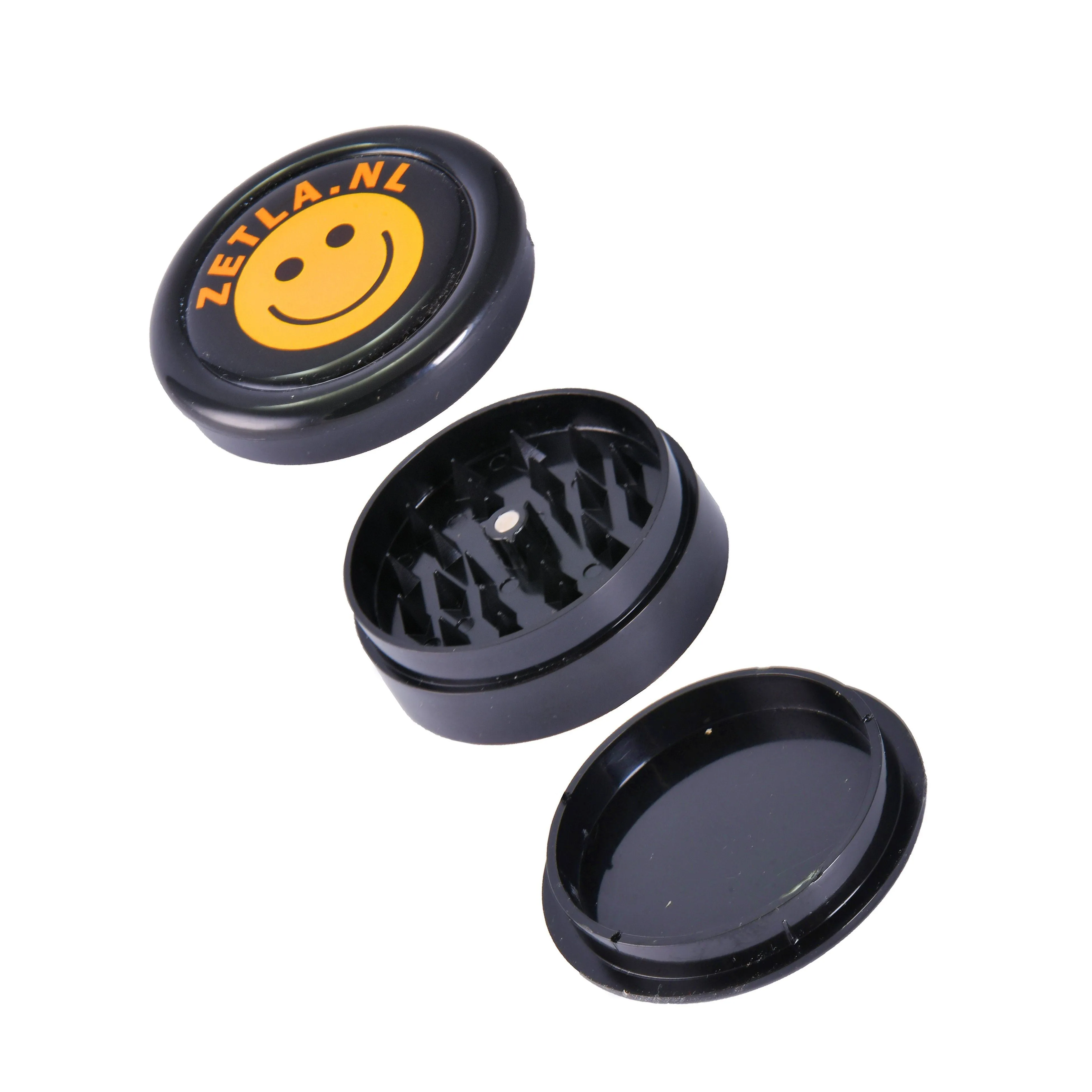 Amoladoras de plstico con logotipo de Zetla 3 partes (55 mm) por 1 pieza