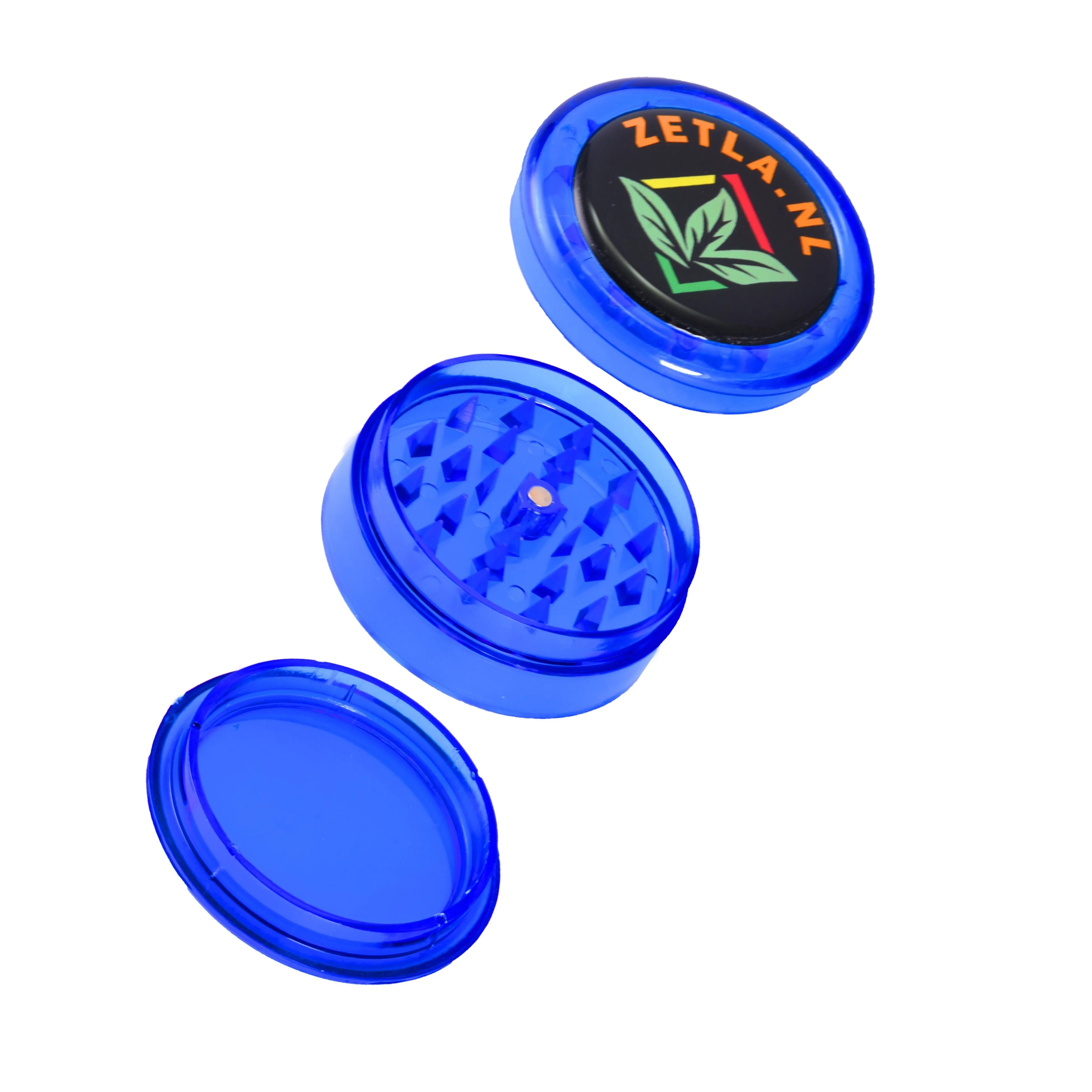 Amoladoras de plstico con logotipo de Zetla 3 partes (55 mm) por 1 pieza