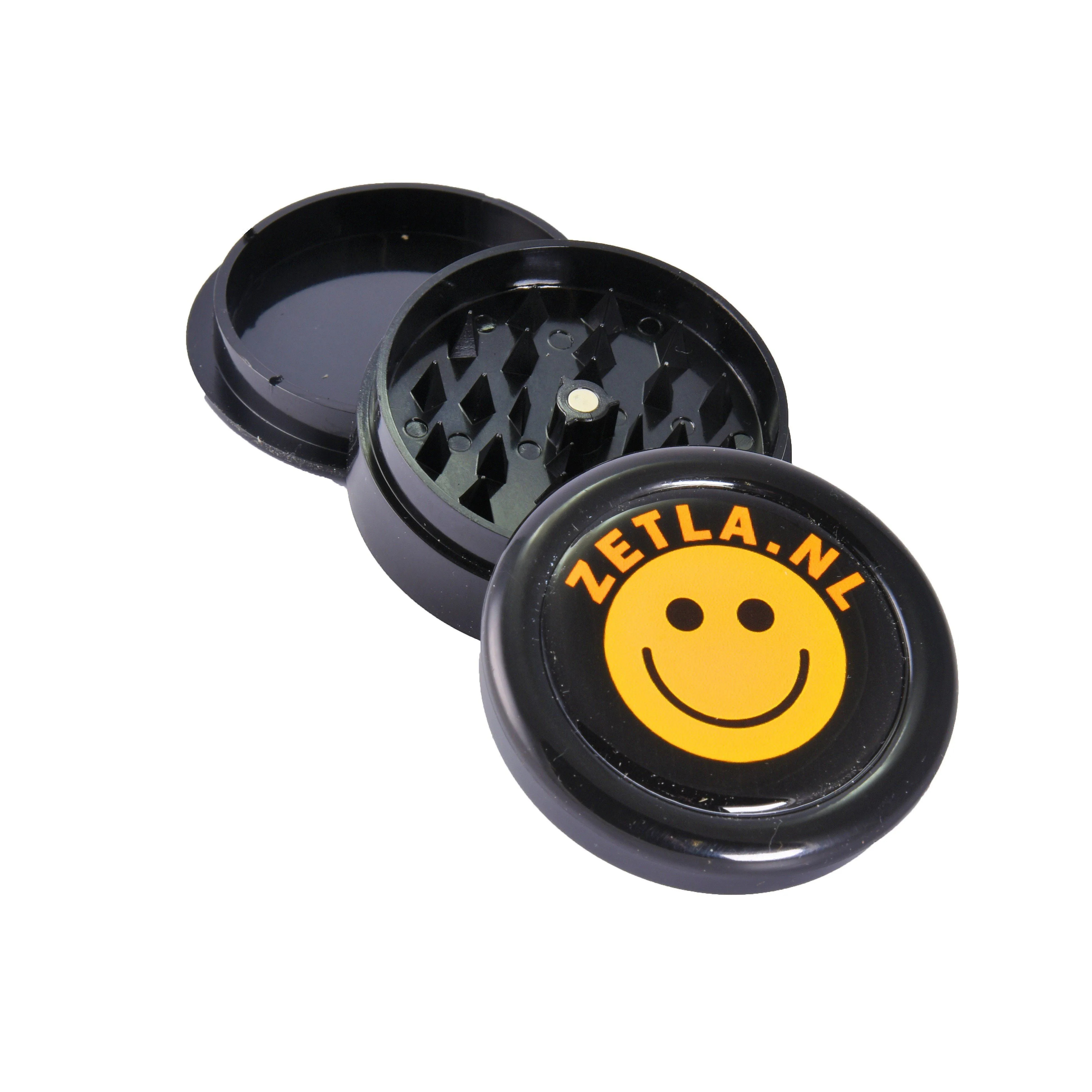 Amoladoras de plstico con logotipo de Zetla 3 partes (55 mm) por 1 pieza