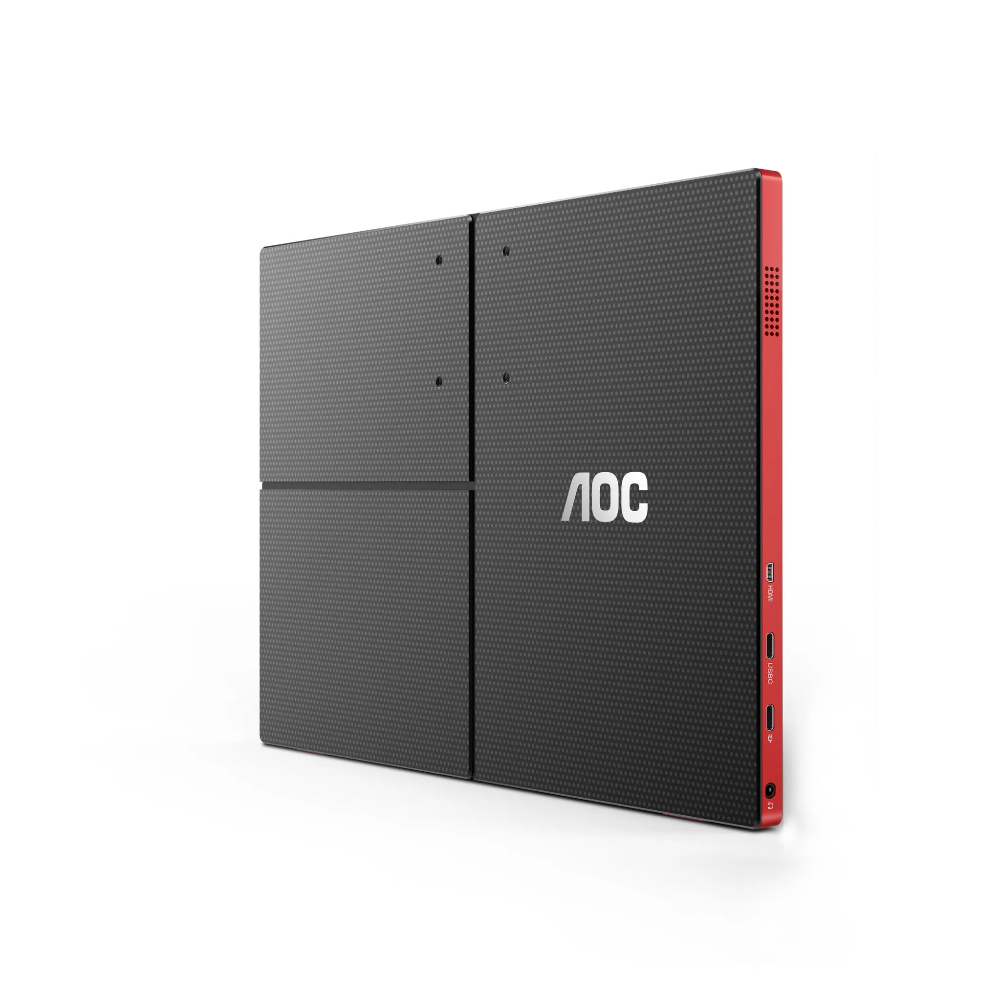 AOC Gaming 16G3 15.6" Full HD Portable Gaming Monitor - 144Hz, 4ms, IPS, AMD FreeSync, Speakers, Black and Red