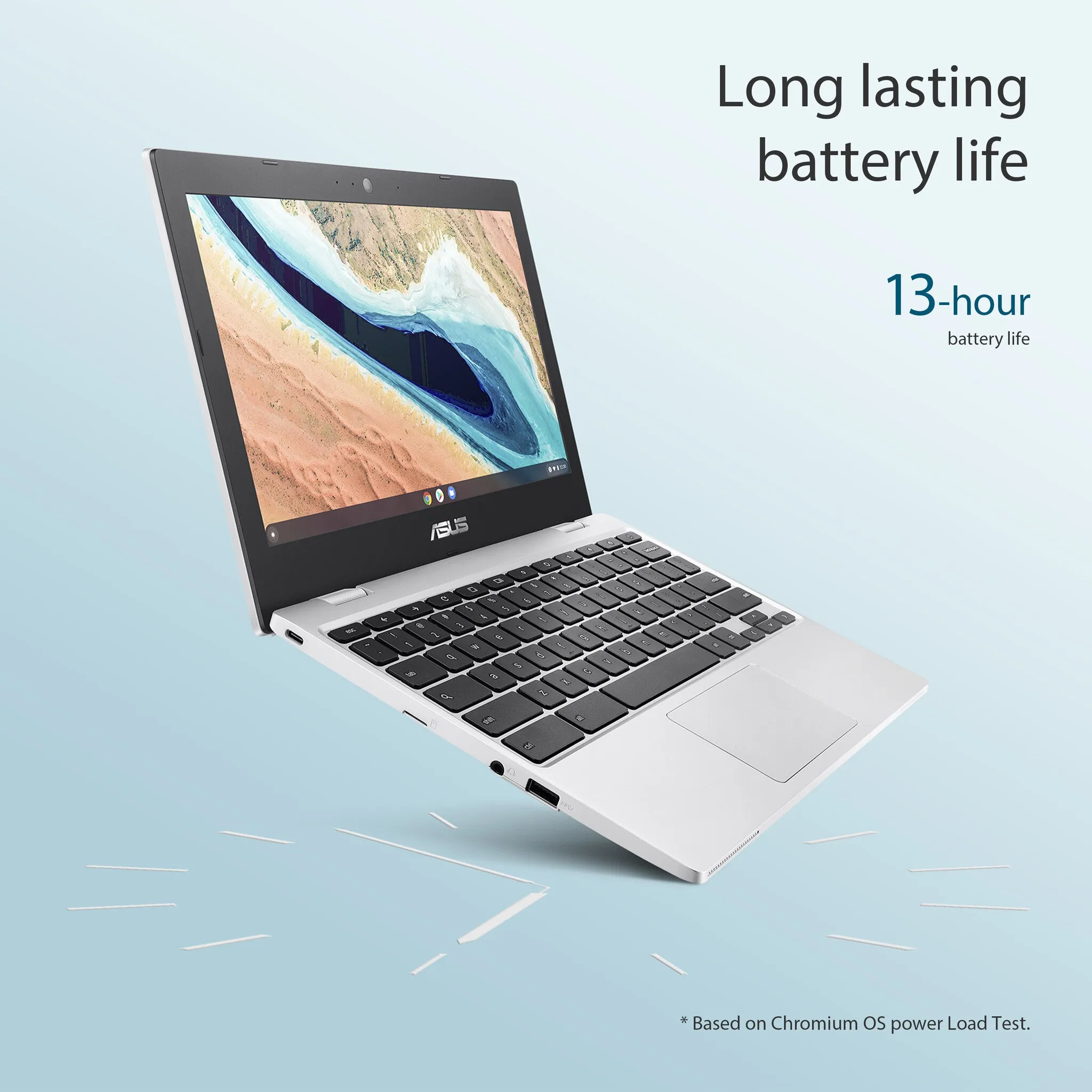 ASUS CX1 CX1101CMA-GJ0009 11.6" Chromebook - Intel Celeron N4020, 4GB RAM, 64GB eMMC, ChromeOS, Silver