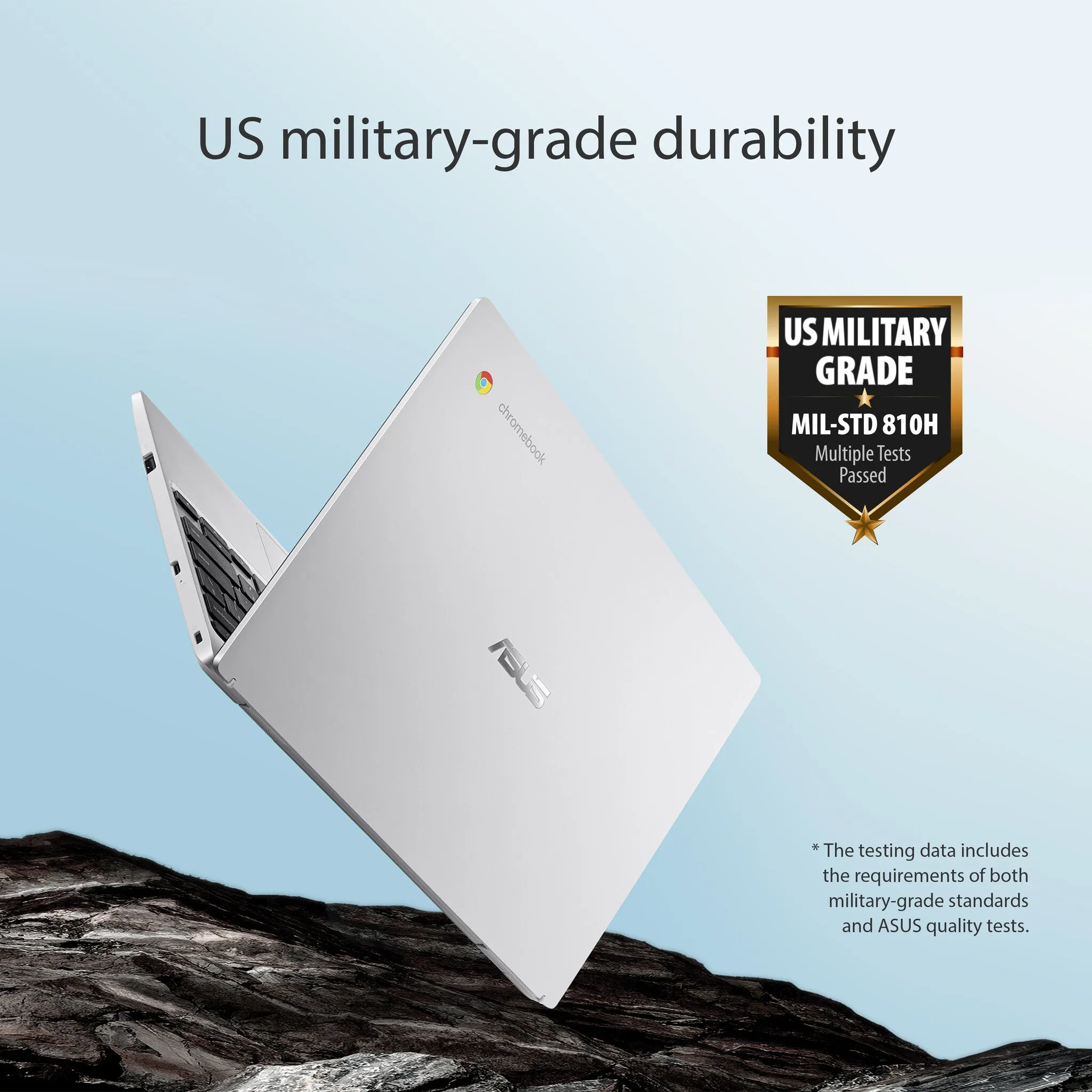 ASUS CX1 CX1101CMA-GJ0009 11.6" Chromebook - Intel Celeron N4020, 4GB RAM, 64GB eMMC, ChromeOS, Silver