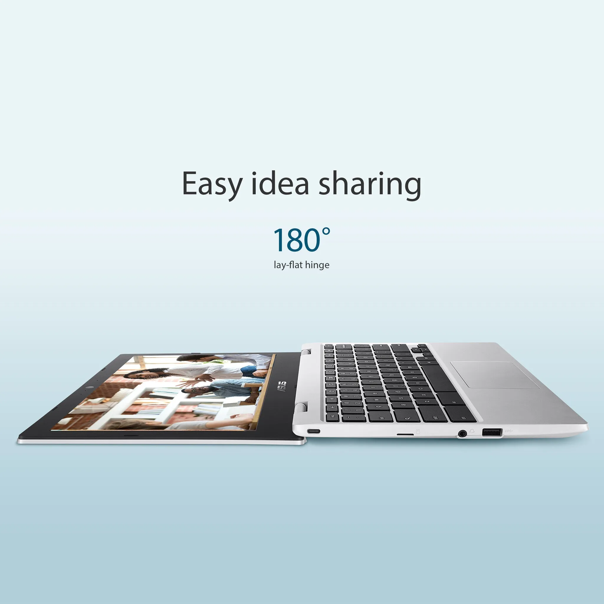 ASUS CX1 CX1101CMA-GJ0009 11.6" Chromebook - Intel Celeron N4020, 4GB RAM, 64GB eMMC, ChromeOS, Silver