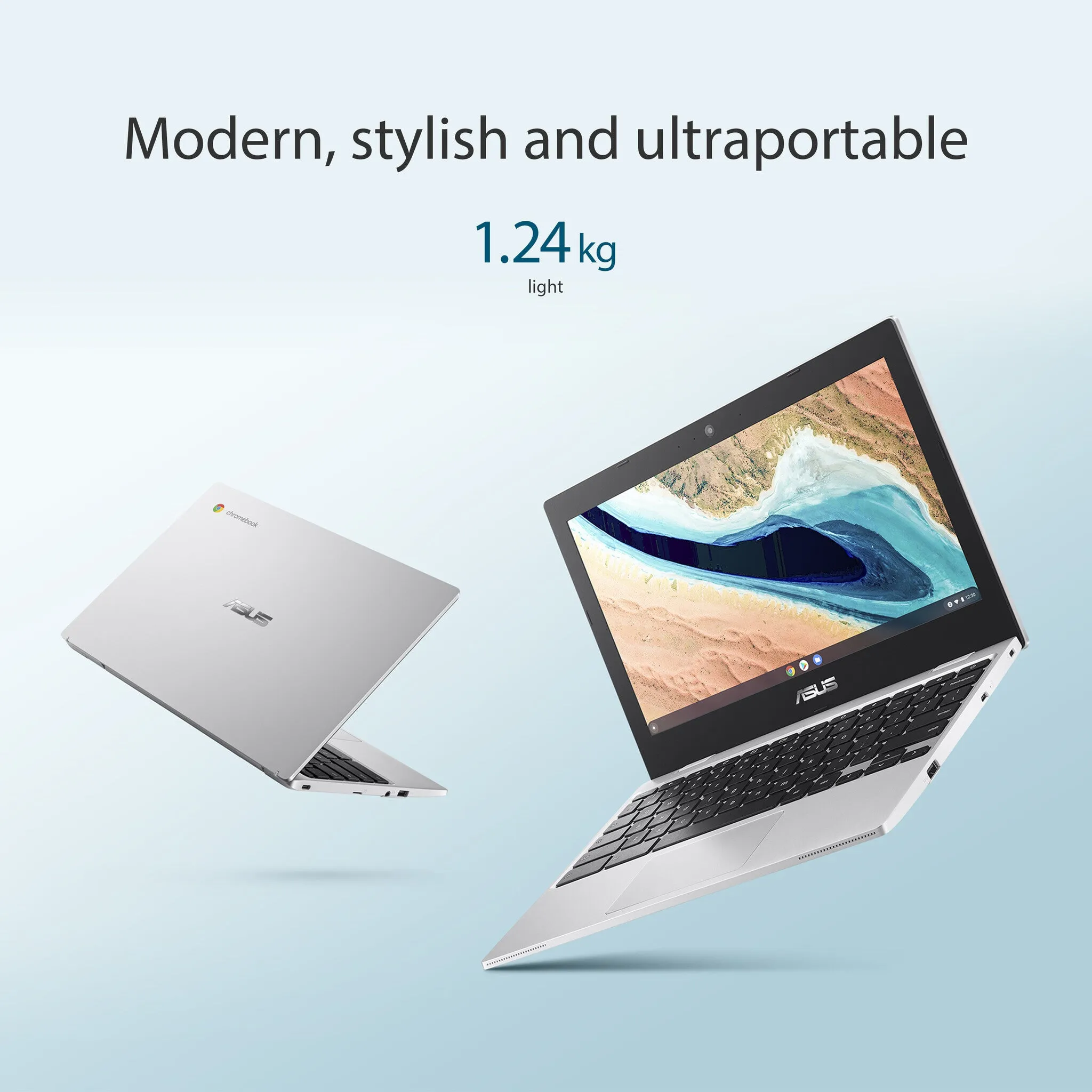 ASUS CX1 CX1101CMA-GJ0009 11.6" Chromebook - Intel Celeron N4020, 4GB RAM, 64GB eMMC, ChromeOS, Silver