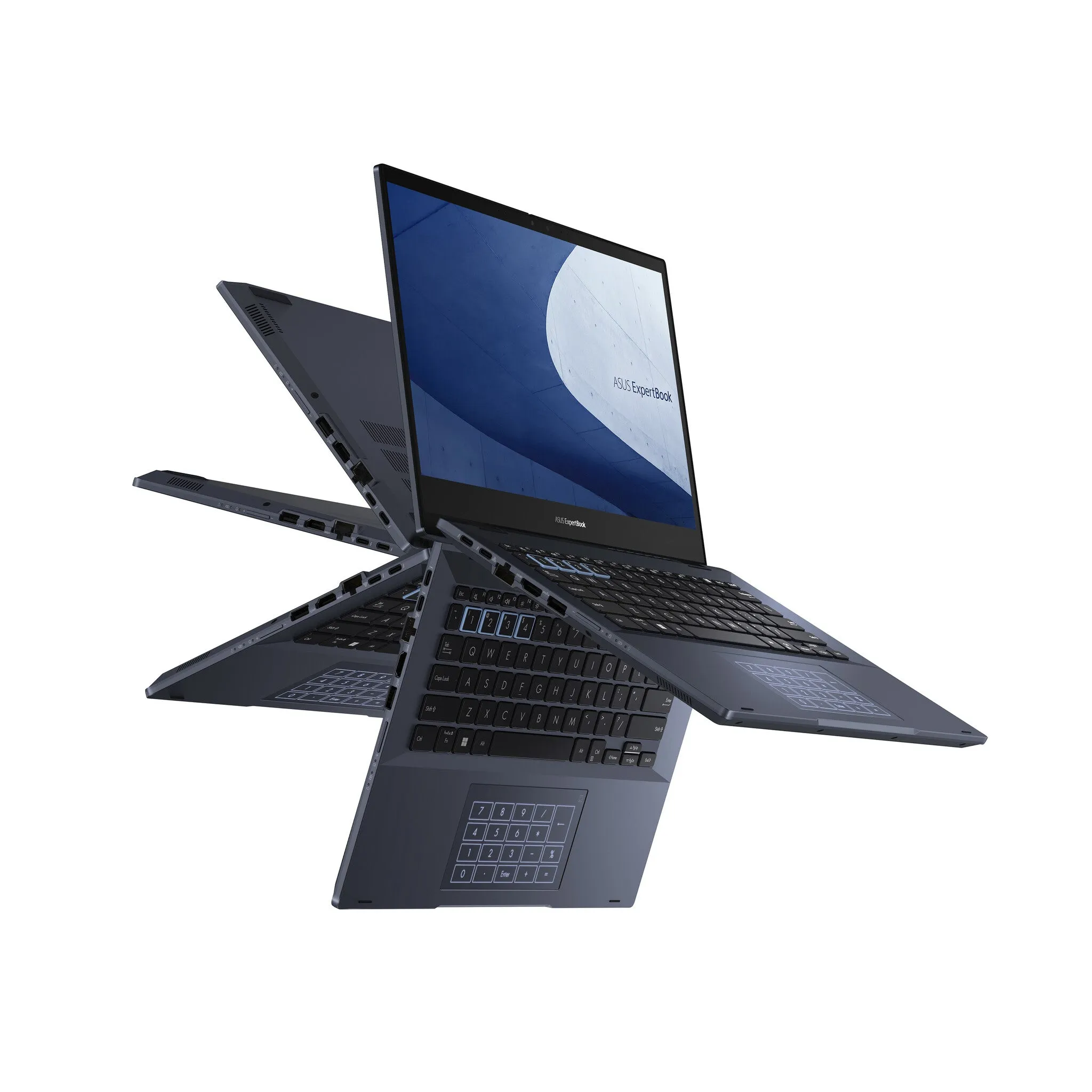 ASUS ExpertBook B5402FEA 14" 2-in-1 Laptop - Intel Core i7-1195G7, 16GB RAM, 512GB SSD, Touchscreen, Windows 11 Pro, Black