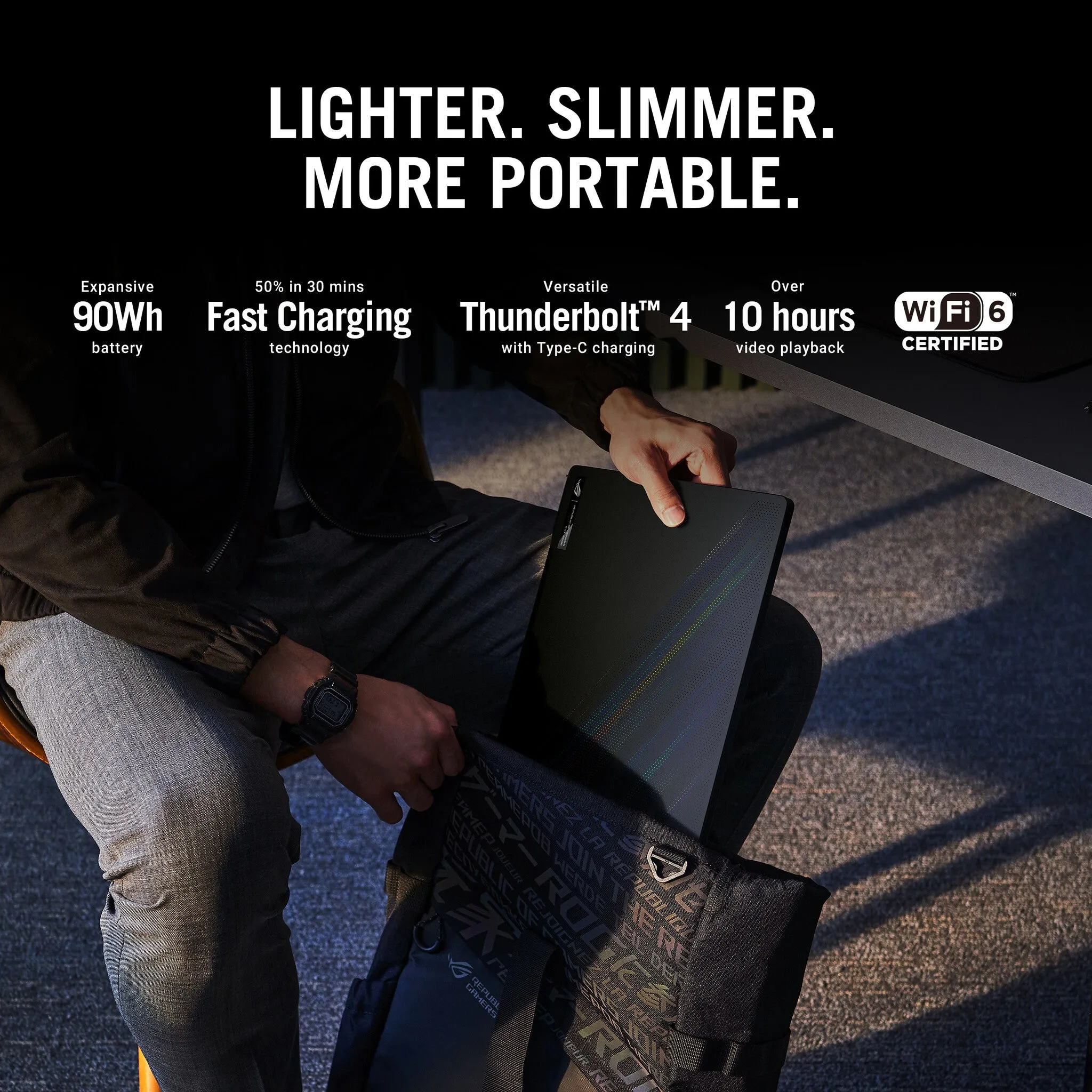 ASUS ROG Zephyrus M16 GU603ZM-K8006W 16" Laptop - Intel Core i7-12700H, 16GB RAM, 1TB SSD, WQXGA, NVIDIA GeForce RTX 3060, Windows 11 Home, Black