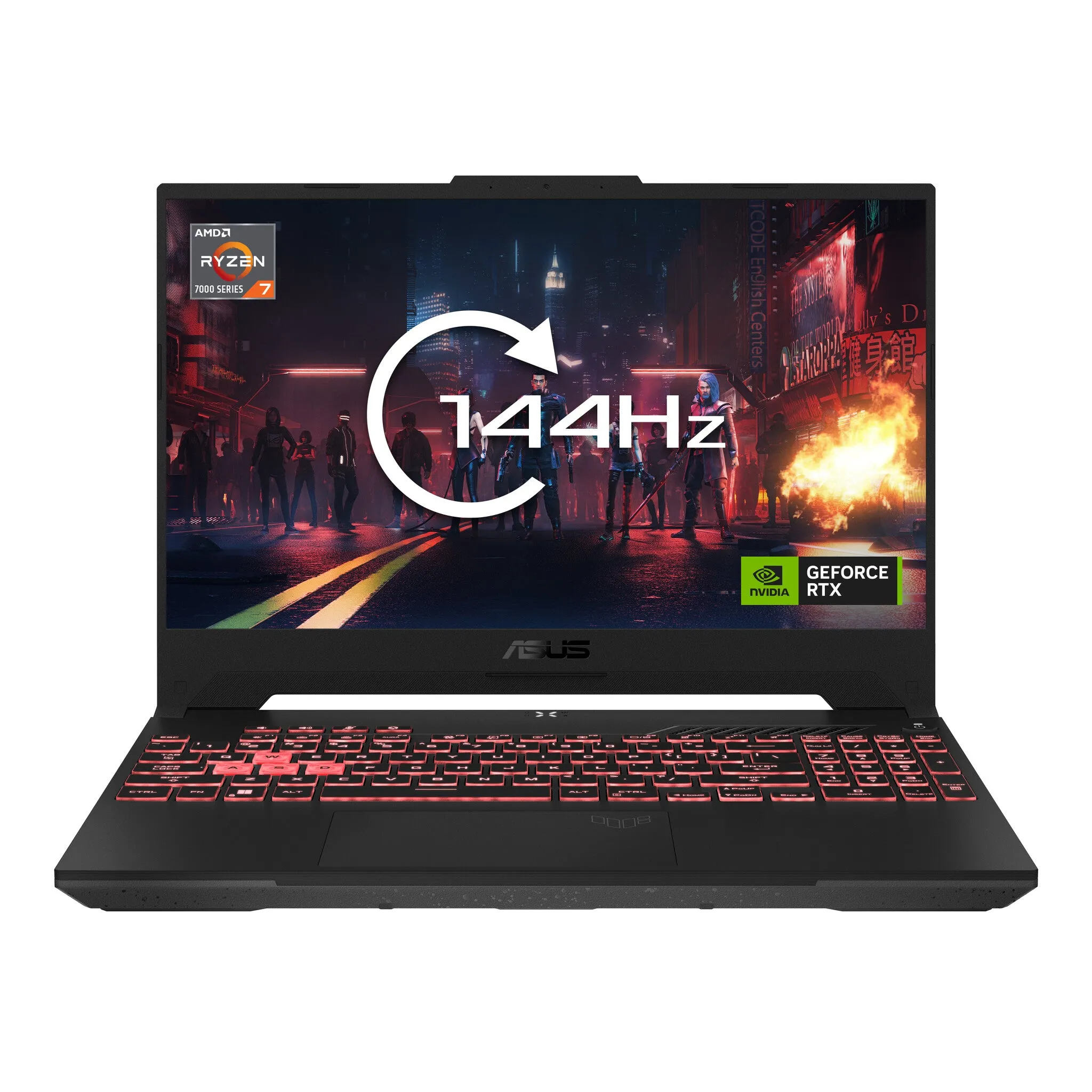 ASUS TUF Gaming A15 FA507NU-LP002W 15.6" Gaming Laptop - AMD Ryzen 7 7735HS, RTX 4050, 16GB RAM, 512GB SSD, NVIDIA GeForce RTX 4050, Full HD, Windows 11 Home, Grey