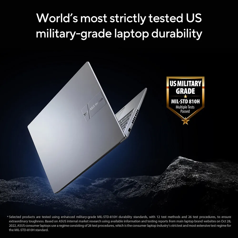 ASUS Vivobook 16 X1605ZA-MB185W 16" Laptop - Intel Core i7-1255U, WUXGA, 16GB RAM, 512GB SSD, Windows 11 Home, Silver