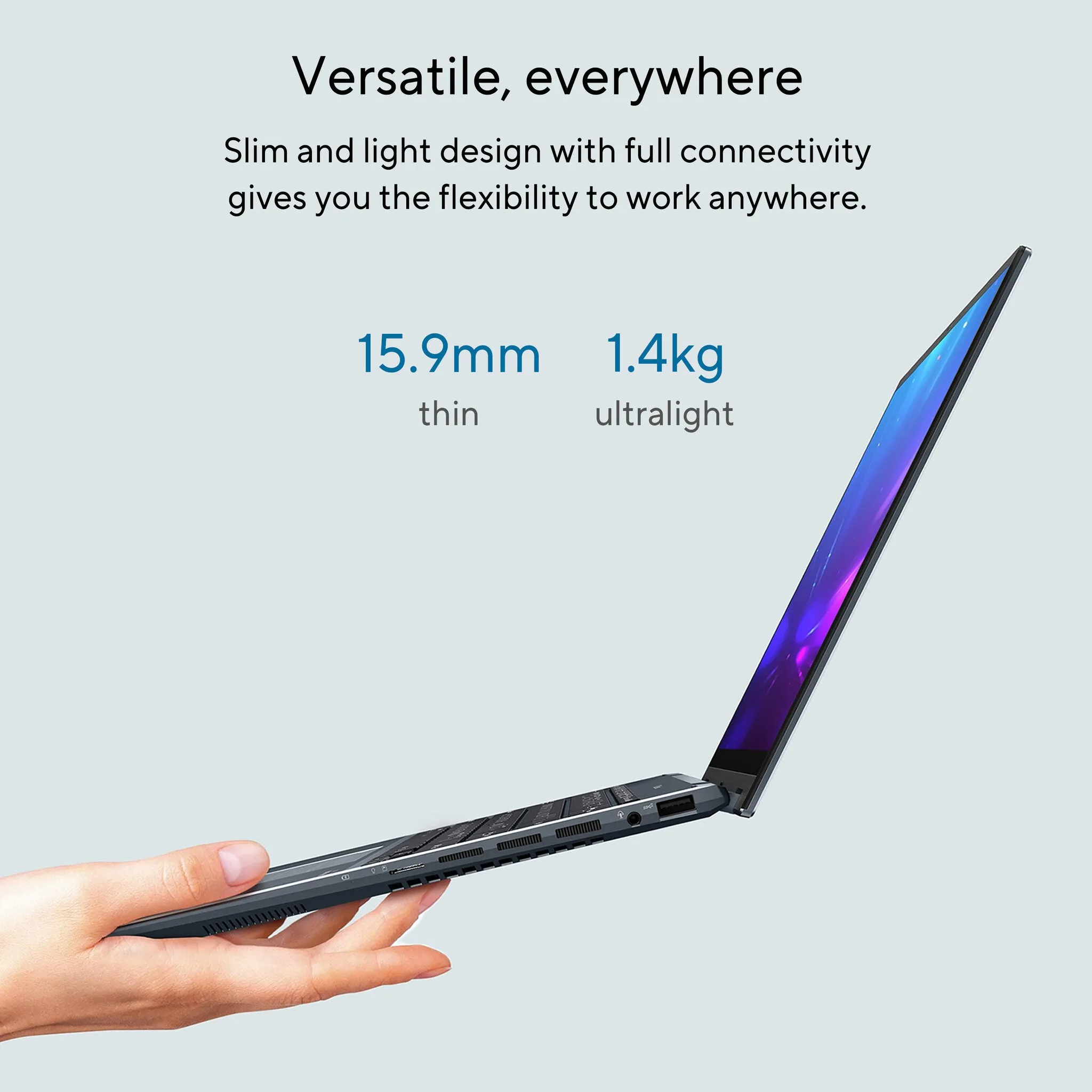 ASUS Zenbook 14 Flip UP5401ZA-KN056W 14" 2-in-1 Laptop - Intel Core i5-12500H, 16GB RAM, 512GB SSD, Touchscreen, Windows 11 Home, Grey