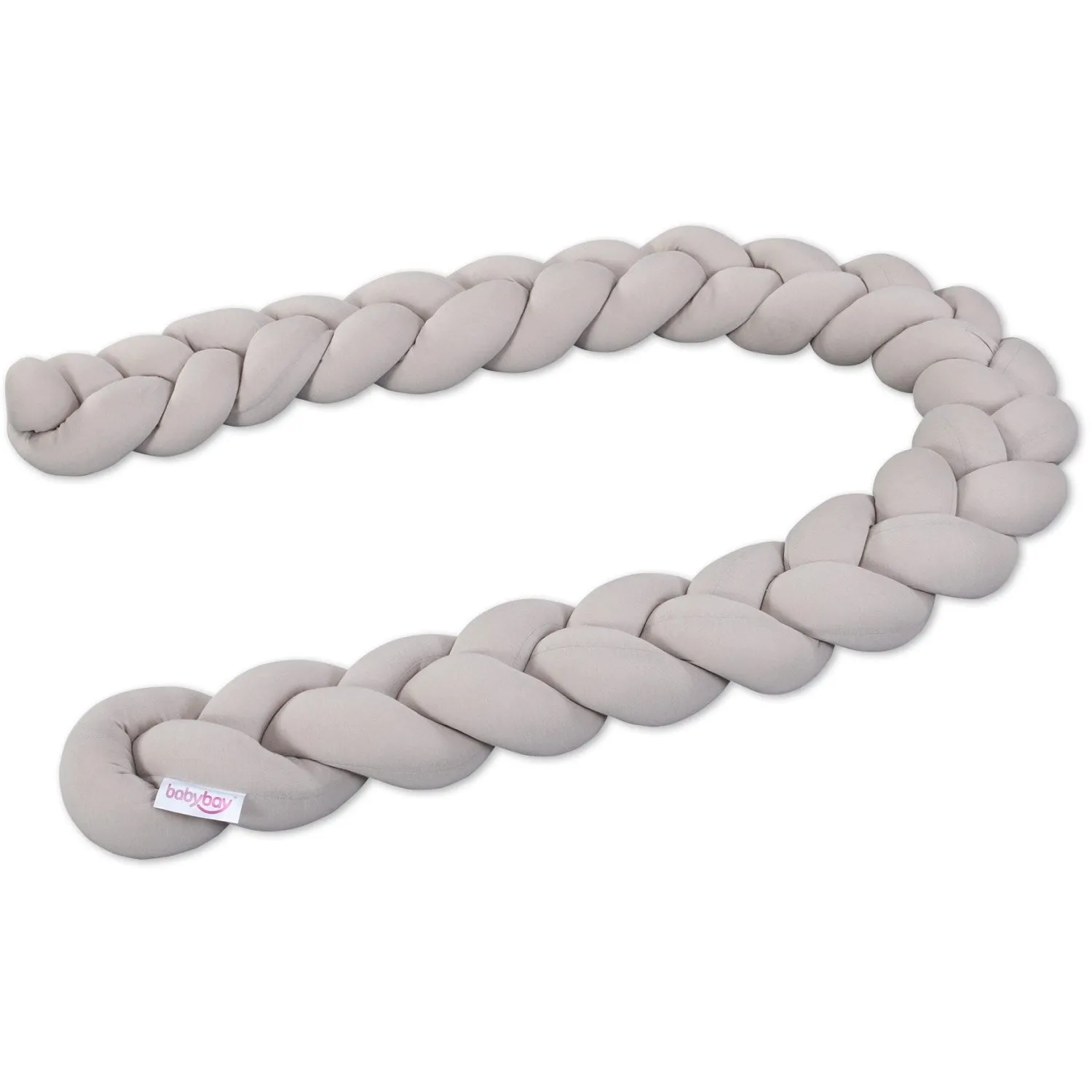babybay® Beige Nest Snake Jersey Braided 280 Cm