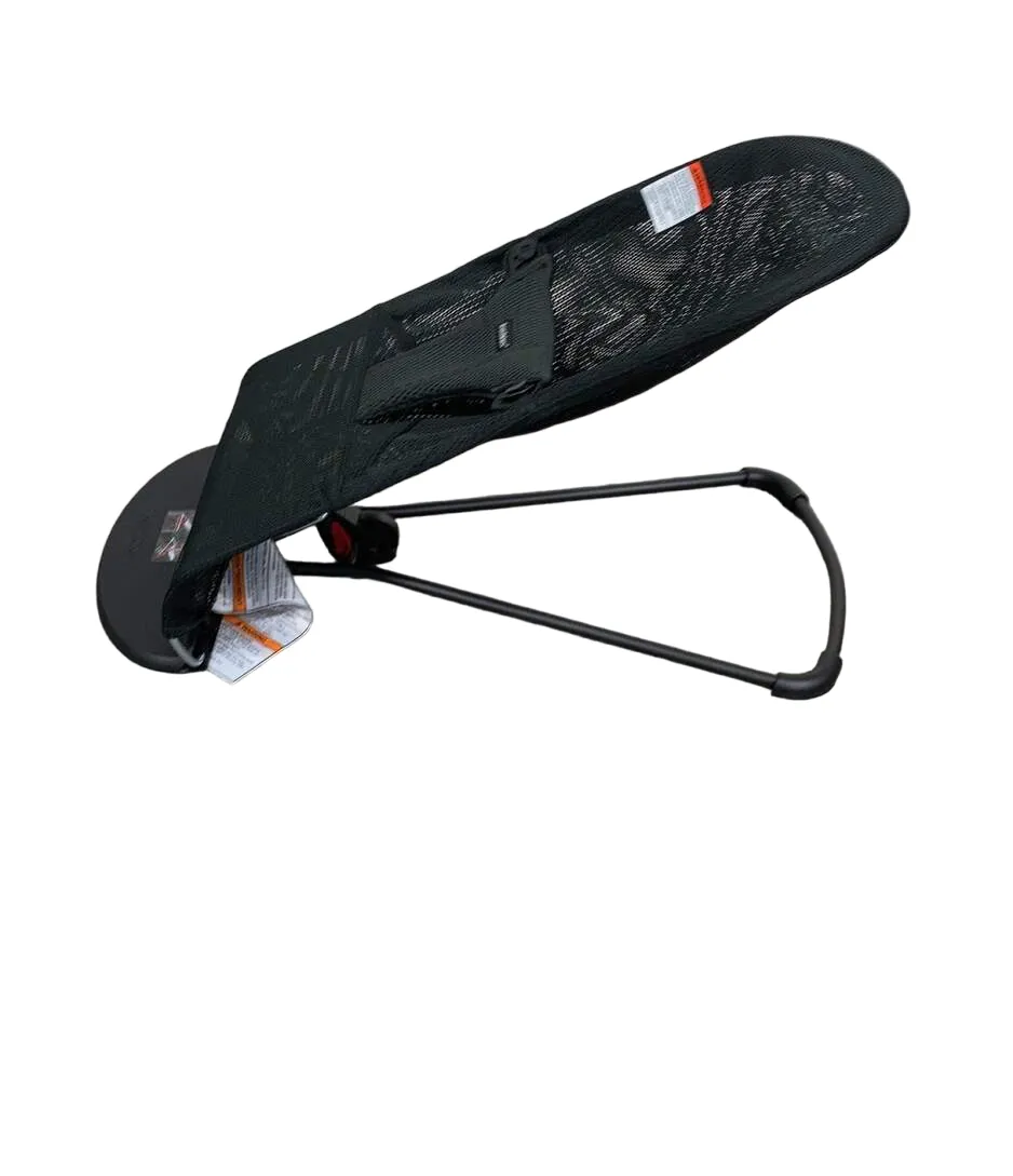 BabyBjorn Bouncer Bliss, Black Mesh, Black Frame