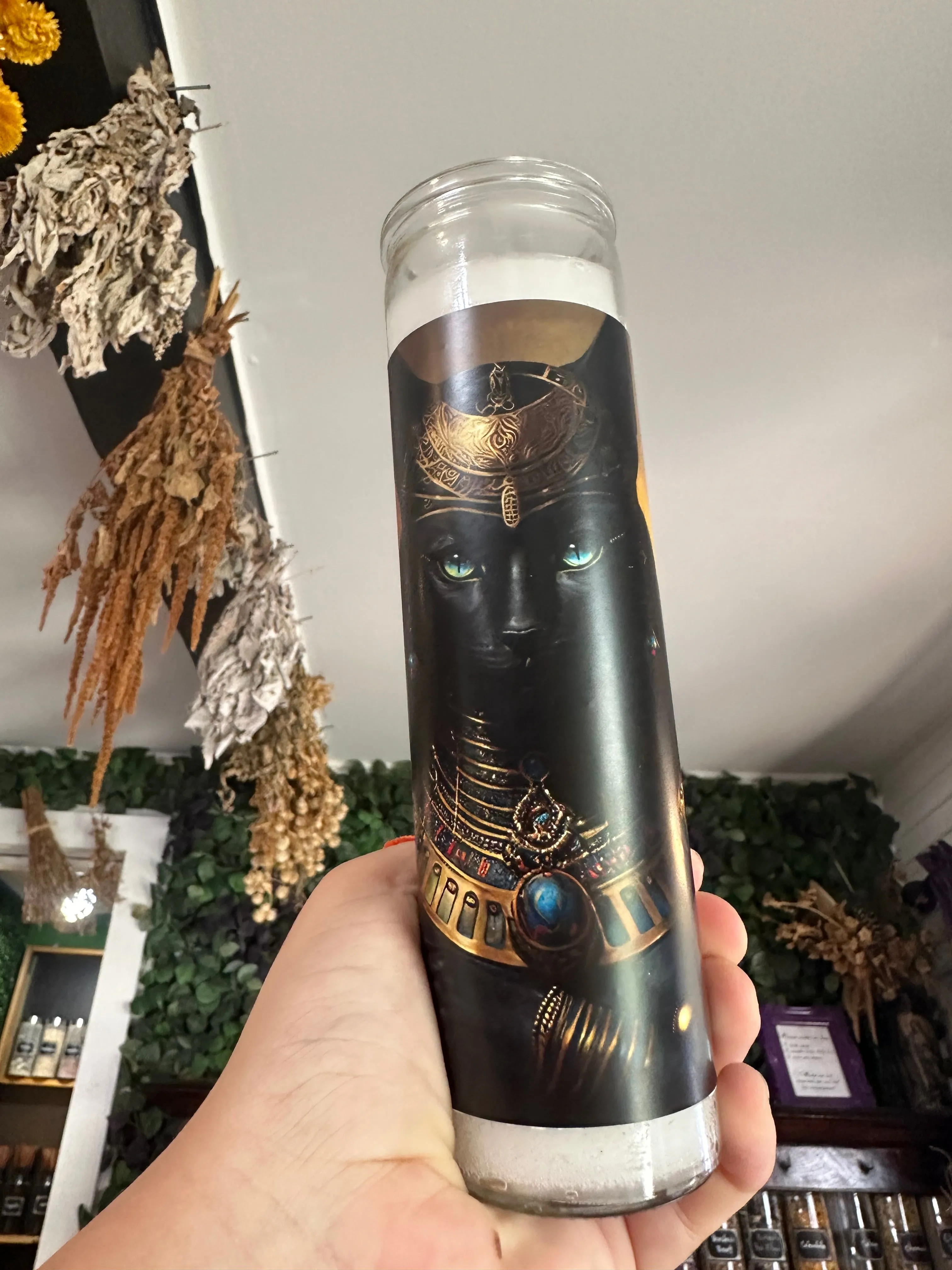 Bast Devotional Candle