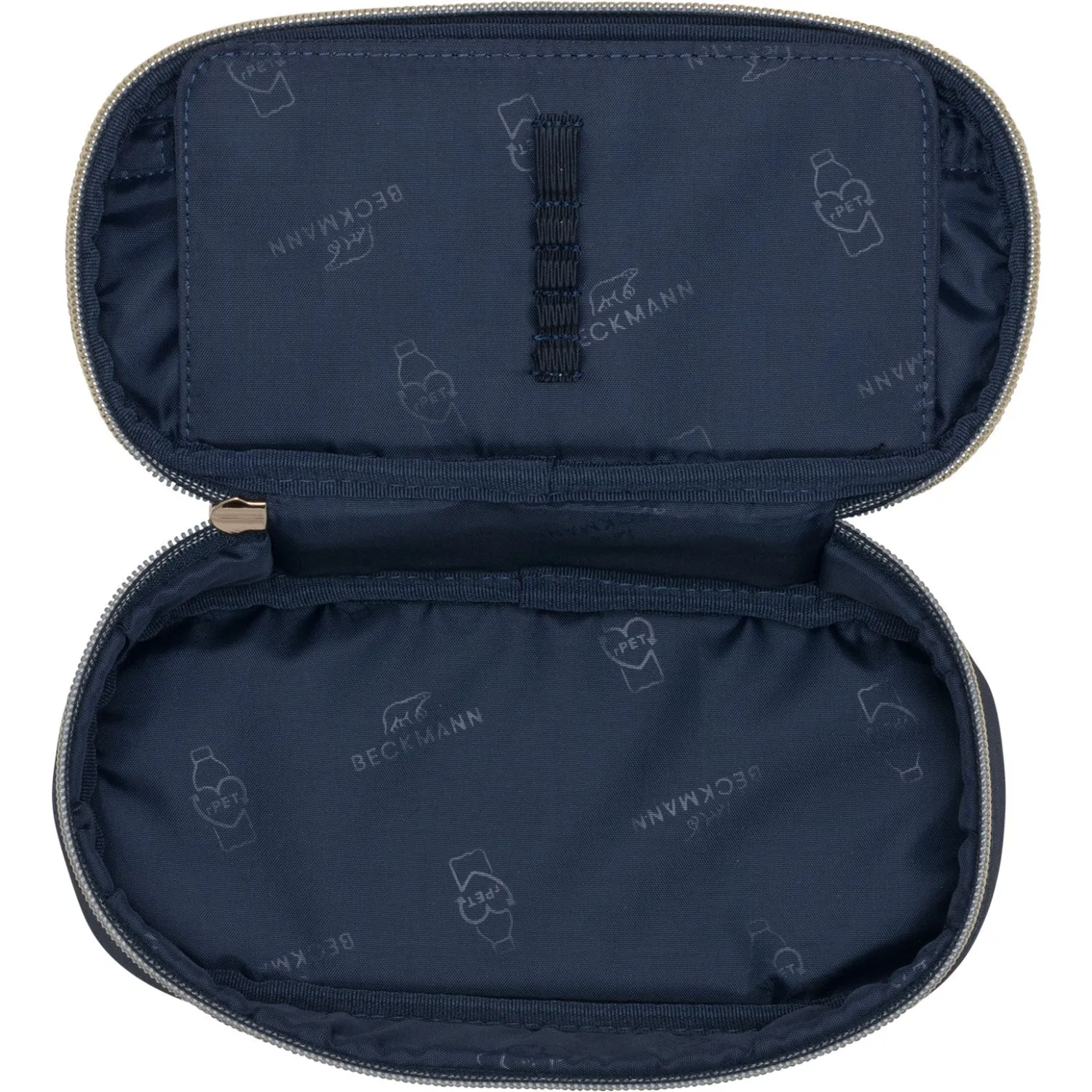 Beckmann Blue Gold Ovalt Pencil Case Sport Junior
