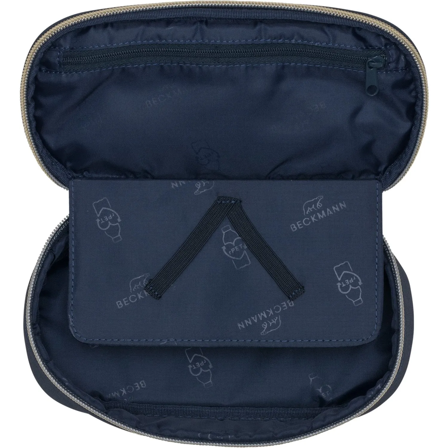 Beckmann Blue Gold Ovalt Pencil Case Sport Junior
