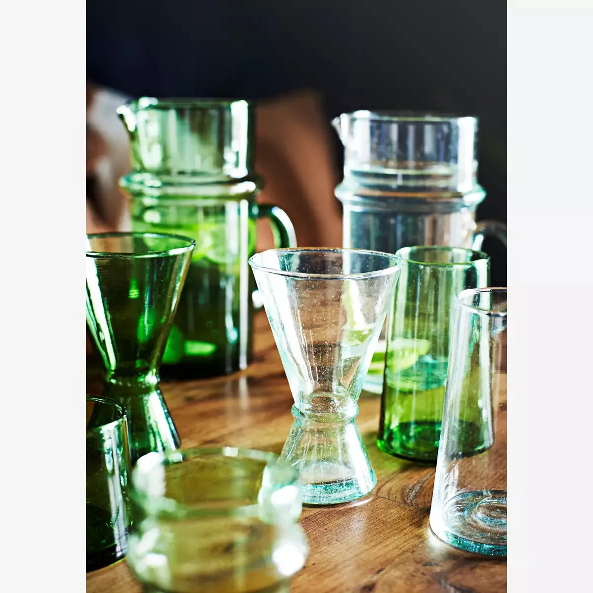 Beldi Glass Jug - Clear