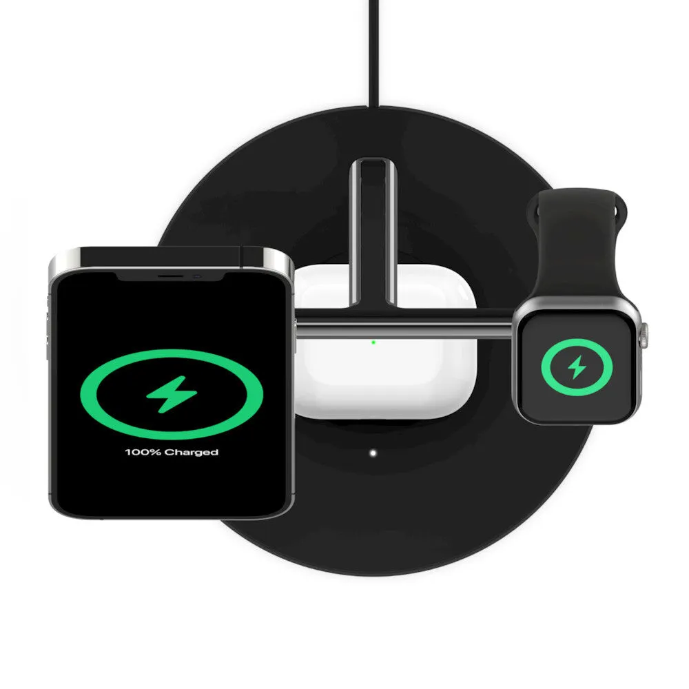 Belkin BOOSTCHARGE PRO Headset, Smartphone, Smartwatch Black Wireless charging Indoor