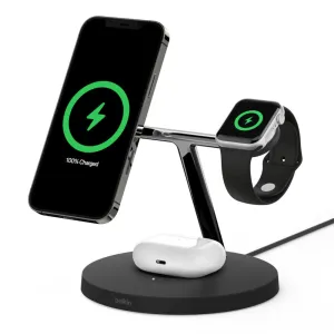 Belkin BOOSTCHARGE PRO Headset, Smartphone, Smartwatch Black Wireless charging Indoor