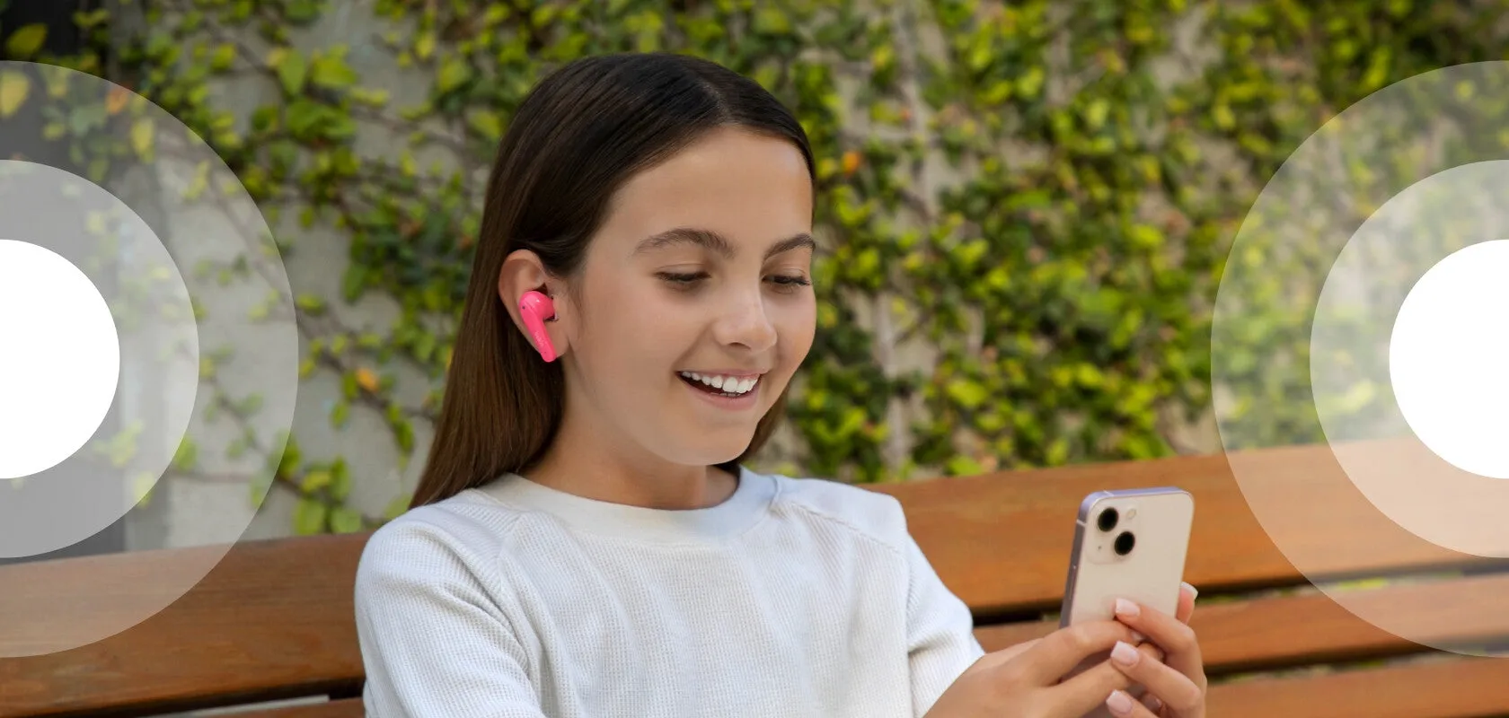 Belkin Soundform Nano Headphones Wireless In-ear Calls/Music Micro-USB Bluetooth Pink
