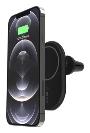 Belkin WIC004BTBK mobile device charger Smartphone Black USB Wireless charging Auto