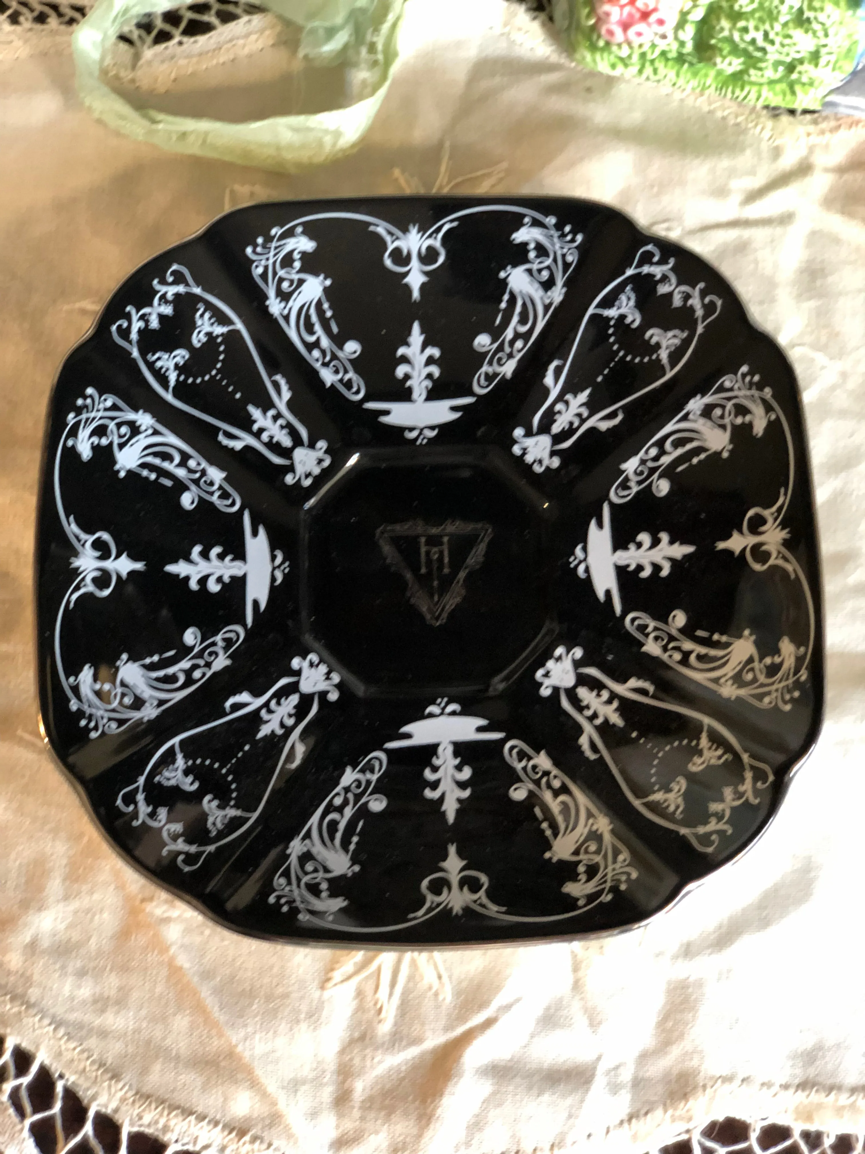BELLE DE NUIT - Gothic - Dark - Fine China Curiosity Teacup & Saucer Set