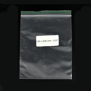 Bolsa Ziplock 130x200mm 1000 piezas