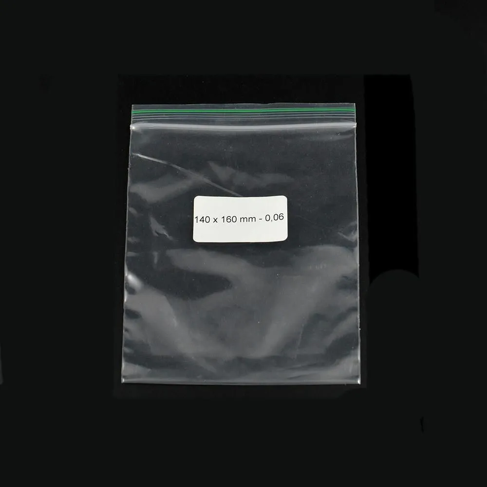 Bolsa Ziplock 140x160mm 0,07mm 1000 pzs