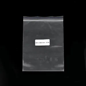 Bolsa Ziplock 160x260mm 0.09mm