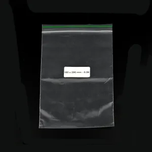 Bolsa Ziplock 160x280mm 0,09mm