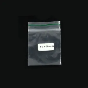 Bolsa Ziplock 50x60mm 0,06mm 1000 pzs