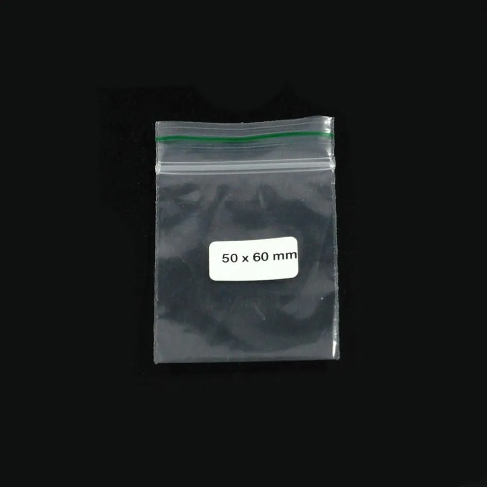 Bolsa Ziplock 50x60mm 0,06mm 1000 pzs