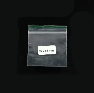 Bolsa Ziplock 55x55mm 0,06mm 1000 pzs