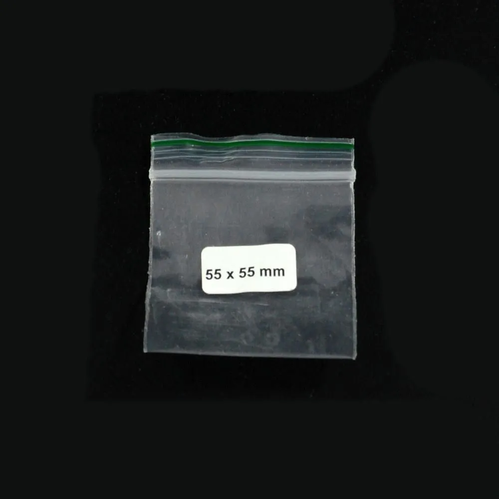 Bolsa Ziplock 55x55mm 0,06mm 1000 pzs