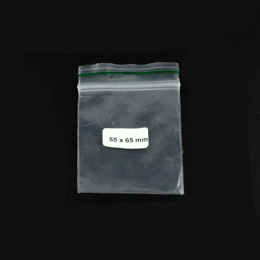 Bolsa Ziplock 55x65mm 0,06mm 1000 pzs