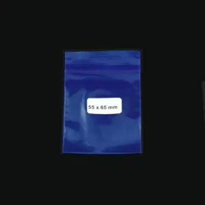 Bolsa Ziplock 55x65mm Film 0,06mm 1000 pzs