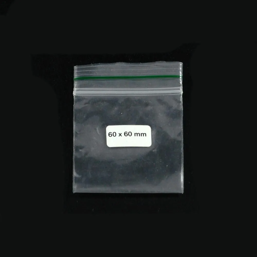 Bolsa Ziplock 60x60mm 0,06mm 1000 pzs