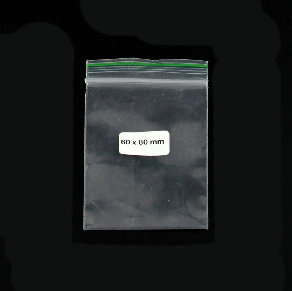 Bolsa Ziplock 60x80mm 0,06 mm 1000 pzs