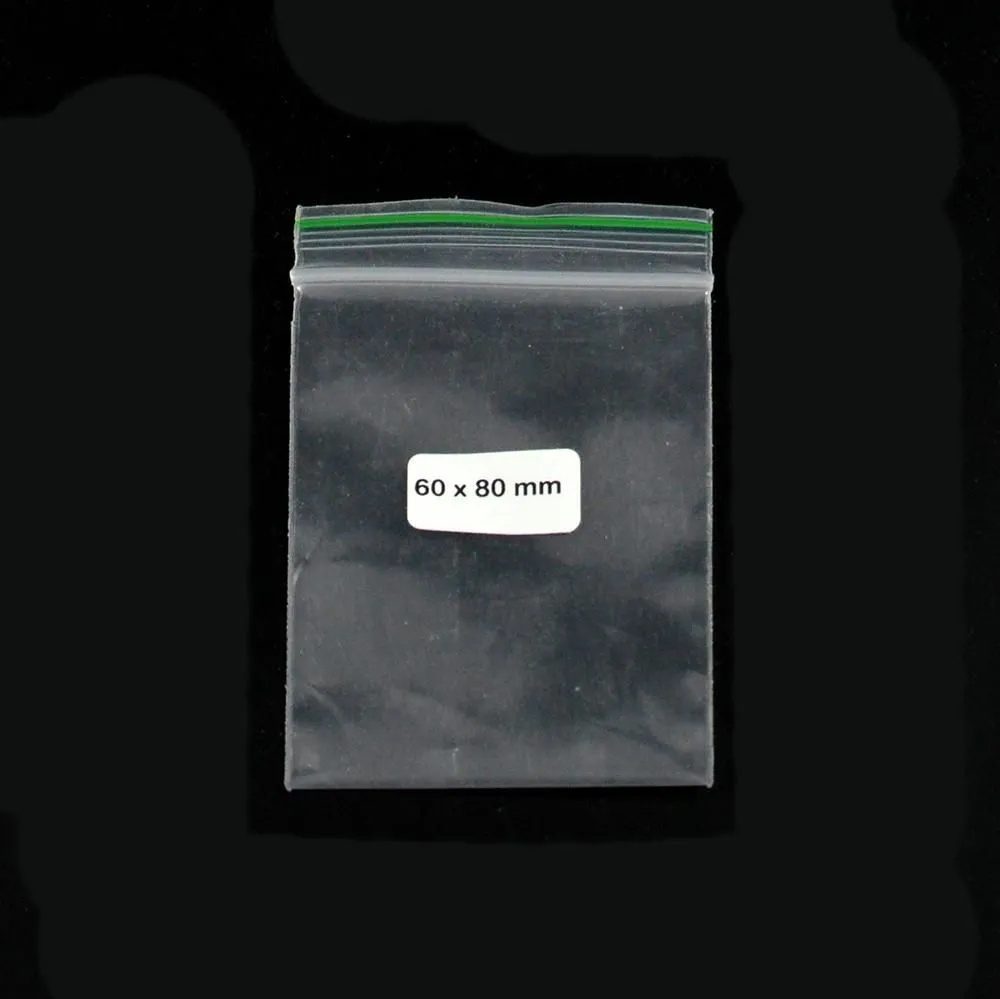 Bolsa Ziplock 60x80mm 0,07mm 1000 pzs