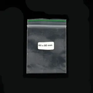 Bolsa Ziplock 60x80mm 0,07mm 1000 pzs