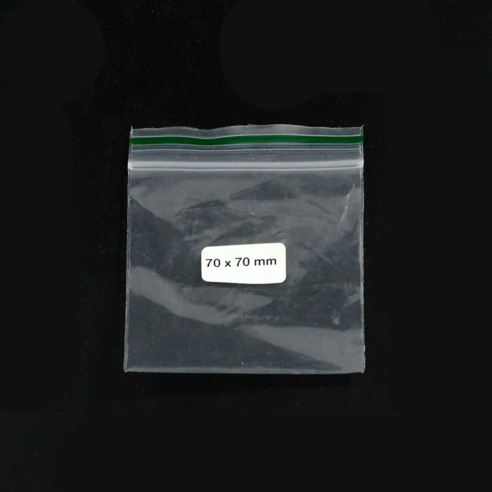 Bolsa Ziplock 70x70mm 0,06mm 1000 pzs