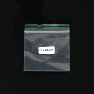 Bolsa Ziplock 70x70mm 0,06mm 1000 pzs