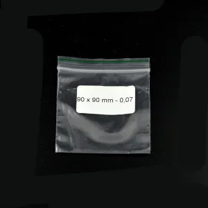 Bolsa Ziplock 90x90mm 0,07mm 1000 pzs