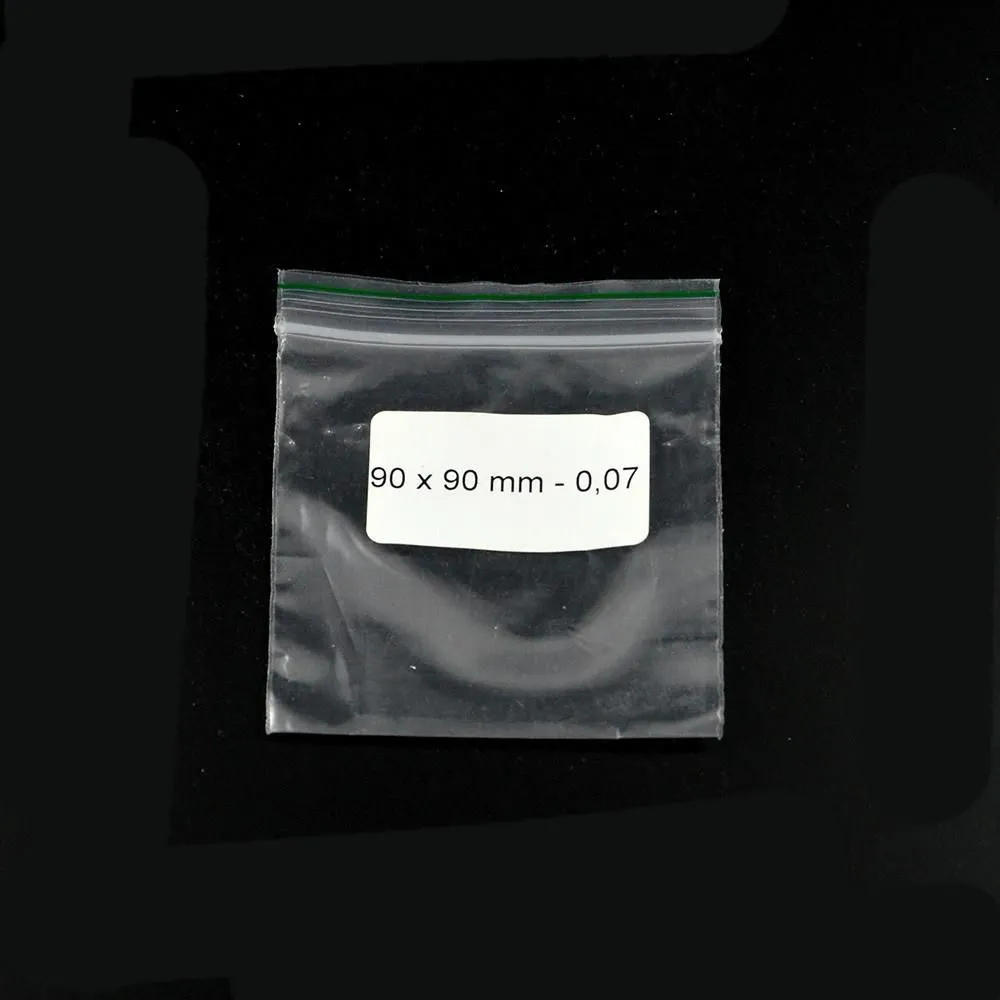 Bolsa Ziplock 90x90mm 0,07mm 1000 pzs