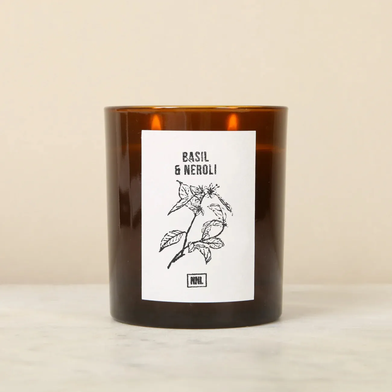Botanical Candle - Basil & Neroli