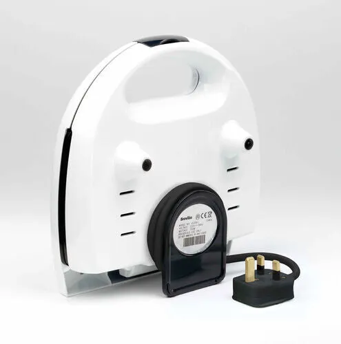 Breville VST083 sandwich maker Stainless steel, White