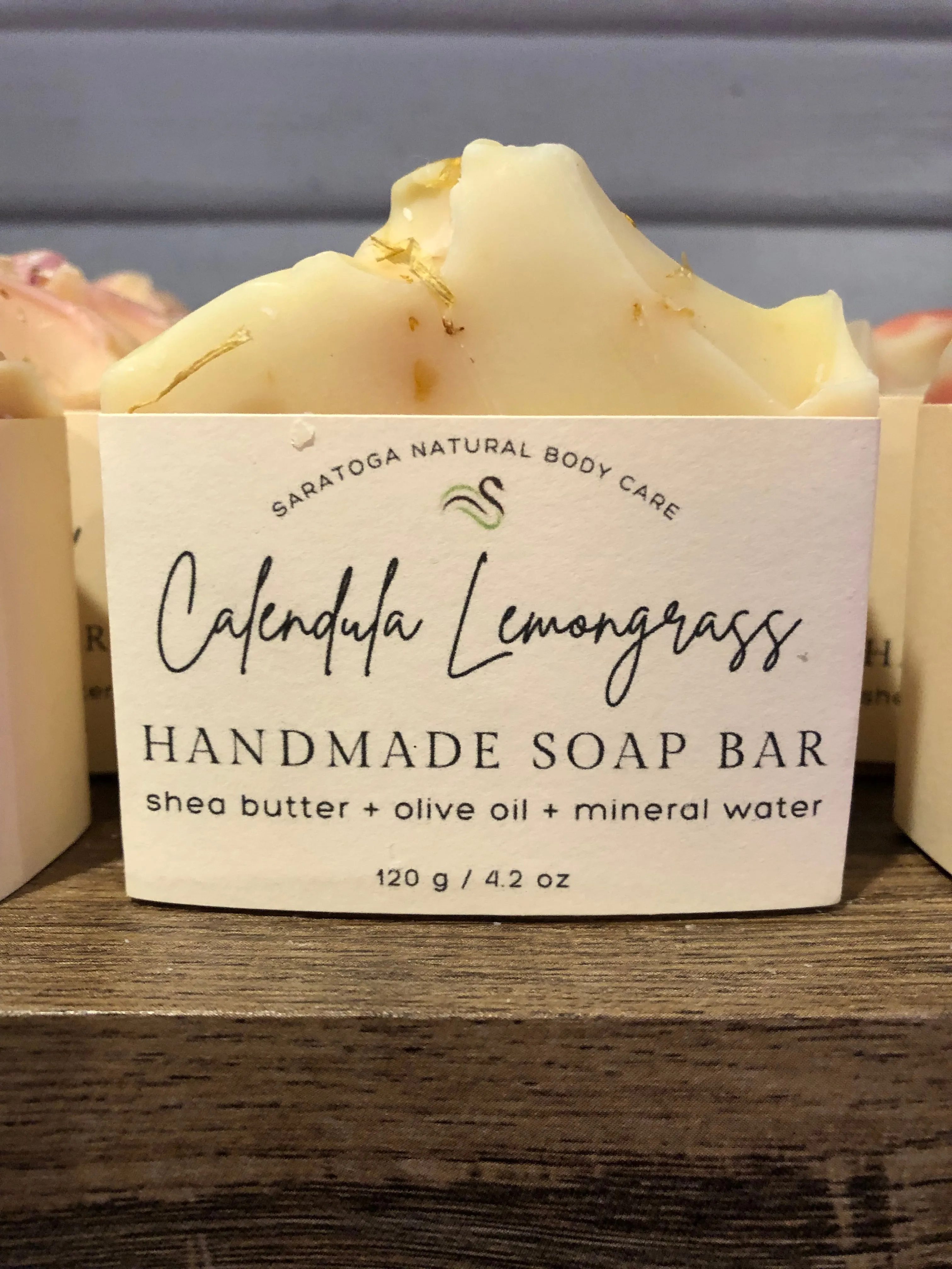Calendula and Lemongrass - Saratoga Natural Body Care- 4 oz bar