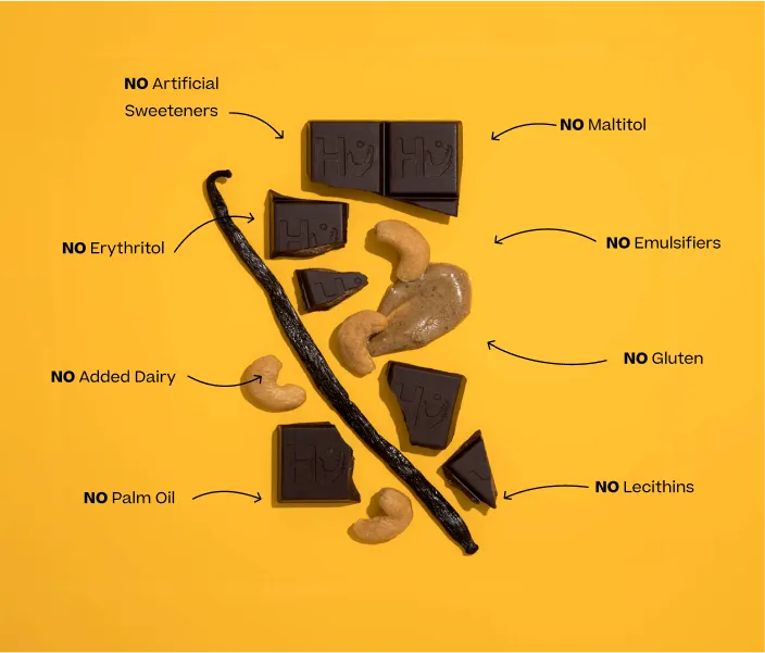 Cashew Butter & Pure Vanilla Organic 70% Chocolate Bar 60g