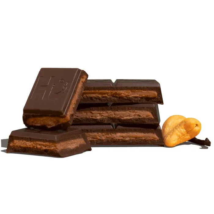 Cashew Butter & Pure Vanilla Organic 70% Chocolate Bar 60g