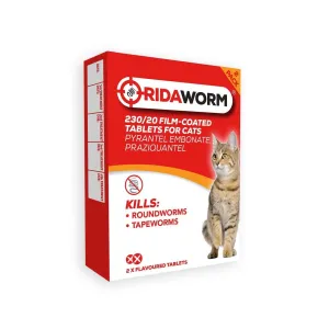 Chanelle RidaWorm Cat Tablets 2-Pack